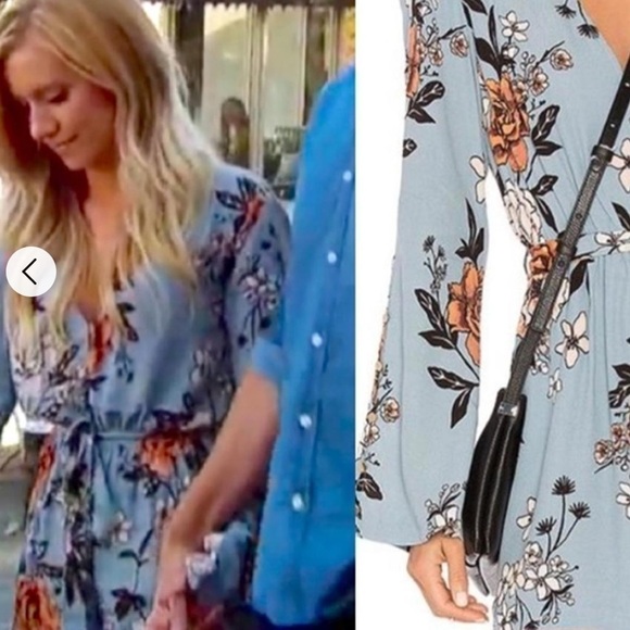 MINKPINK New Romantic Flare Sleeve Floral Print Dress - Picture 10 of 10